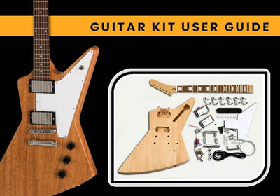 Explorer guitar build from Explorer guitar kit