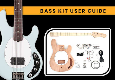 Music Man Sting Ray Bass build from our Sting Ray bass guitar kit