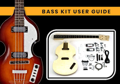 Hofner Bass build from our Hofner bass guitar kit