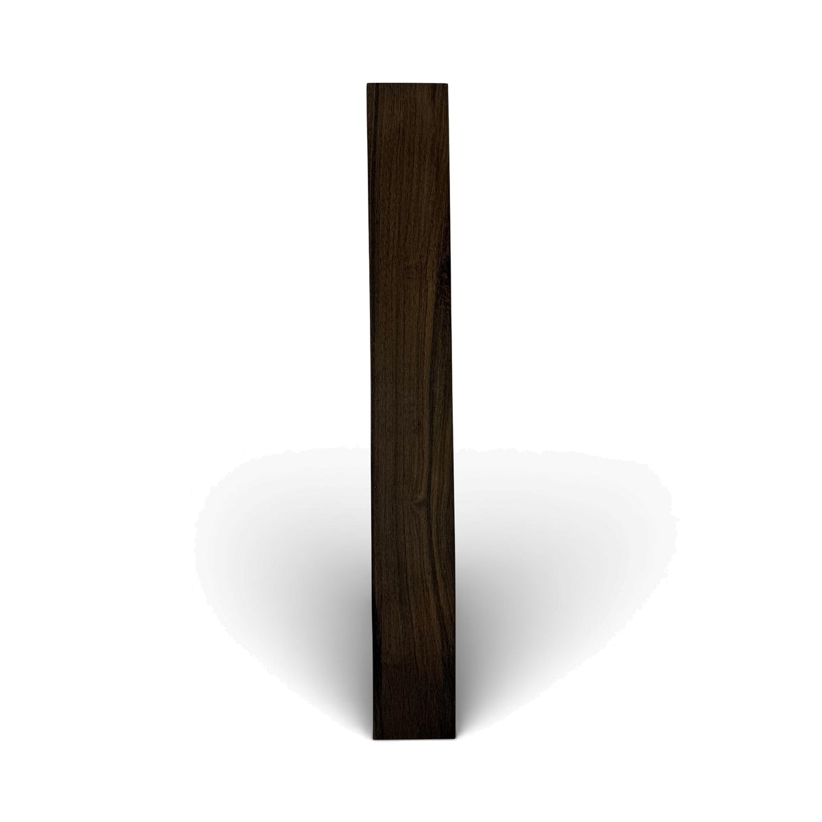 Fretboard blank in ebony for guitar or bass, unslotted