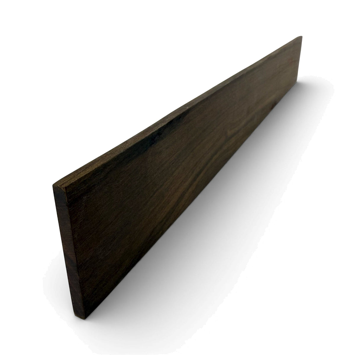 Fretboard blank in ebony for guitar or bass, unslotted
