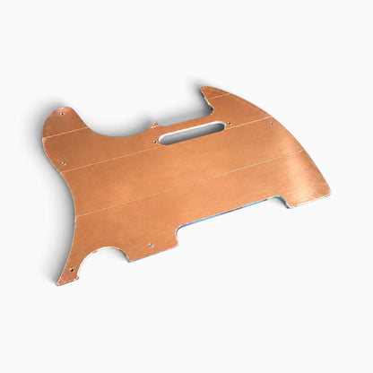 Copper shielding on the back of the loaded TL-style pickguard