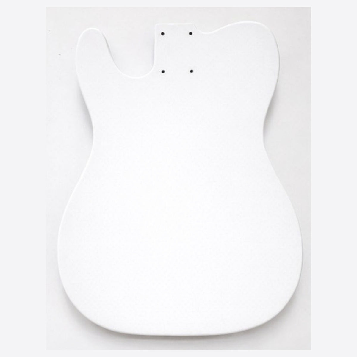 TL-style mahogany body painted white matt, back