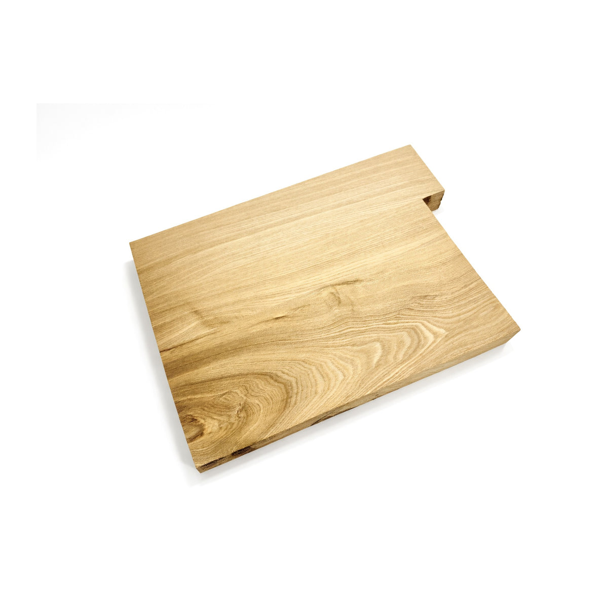 Ash body blank for an ST-style body, angled view of the grain and the stepped end