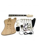 DIY Electric Guitar Kit - FB (Mahogany, Gold)